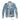Men's Ripped Blue Turn Down Collar Streetwear Moto Biker Style Jacket