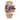 Chronograph 44mm 50M Waterproof Bubble Sapphire Mirror Quartz Watch for Men