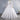 Crystal White Long Sleeve Lace Bottom Vintage Wedding Dress for Brides