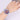 Trendy Fashion Crystal Decor Leather Band Brass Dial Watches for Women