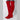 Women's Winter Stretch Suede Round Toe Side Zipper Over The Knee Boots