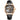 Men's 45.5mm Sapphire Mirror Skeleton Dial Automatic Mechanical Steel Leather Watch