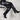 Women's Plus Size Black High Heels Thigh High Wide Top Boots