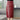 Women's Sheepskin Leather Four Metal Buttons Wrap Hip High Waist Skirt