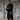 Men's Black Shearling Sheepskin Long Double-faced Fur Winter Coat