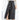 Women's Sheepskin Leather Four Metal Buttons Wrap Hip High Waist Skirt