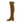 Women's Winter Stretch Suede Round Toe Side Zipper Over The Knee Boots