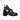 Women's Leather Cut Out Buckle Strap Square Heel Motorcycle Boots