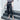 Women's Sheepskin Leather Wide Leg High Waist Cropped Straight Pants