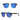 Unisex Handmade Classic Semi-Rimless Wooden Polarized UV400 Protection Sunglasses