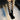 Women's Sexy Summer Fashion Black Cut Out Platform High Heel Knee High Sandals