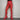 Women's Red Chunky Heels Pantyhose Latex Stretchy Boots