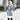 Women's Winter Warm Floral Pattern Real Rex Rabbit Fur Hooded Coat