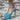 Sexy Club Party Style Blue High Heels Platform Pumps for Women