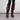 Retro Bohemian Square Toe Turned-over-Edges Wooden Heels Slip-on Boots