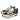 Multicolor Abstract Patchwork Pattern Ostrich Skin Casual Sneakers for Men