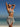 Sexy Print Halter Push Up Bra High Cut Thong Skirt 3 Piece Bikini Set for Women