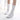 White Cow Leather Sole Flat Heels Stage Show Jazz Pole Dance Shoes for Women