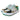 Multicolor Luofei Fish Skin Patchwork Pattern Genuine Leather Men's Sneakers