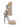 Women's Retro Round Toe Buckle Strap Cross-tied Back Zipper Rivet  Gladiator Sandals