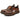 Men's British Three Joint Carved Casual Leather Shoes with Thick Sole