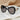 Summer Beach Vintage Fashion Letter V Square Big Frame Women's Sunglasses