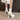 Women's Patent Leather Square Toe Side Zipper Platform Skinny Knee-High Boots