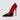 Gradient Color Super High Heels Glossy Patent Leather Pumps for Women