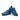 Men's Ocean Blue Crocodile Skin Genuine Leather Lace-up Casual Sneakers