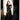 Women's Luxury Black Long-Sleeved Lace A-line Prom Evening Dress