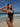Women's Solid Color Tied Halter Push Up Backless Bathing One Piece Swimsuit