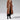 Retro British Style Lapel Double Breasted Belt Loose Leather Trench Coat for Women