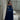 Party Style Shiny A-line Blue Shawl Evening Dress for Special Occasions