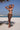 Sexy Solid Contrast Hemline Halter Bra High Cut Thong Skirt 3 Piece Bikini Swimwear Set