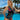 Women's Sexy Print Mesh Patchwork Strapped Push Up Backless Swimwear