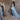 Elegant Chiffon Sky Blue Shawl Ball Gown Prom Dress for Women
