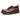 Men's British Style Vintage Hand-Rubbed Leather Round Toe Casual Dress Shoes