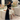 Women's 3D Flowers Fish Tail Black Long Sleeve Evening Prom Dress