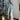 Women's American Retro Punk Lace-up Leather Strap Denim Long Sleeve Shirt