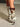 Women's Sexy Patchwork Synthetic Hair Pointed Toe Buckle Strap Knee-high Boots