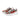 Men's Red Gray Python Skin Multicolor Genuine Leather Chunky Heel Sneakers