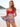Sexy Printed Patchwork Push Up One Piece Dress Swimwear for Women