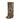 Women's Pleated Pointed Slip-on High Heels Leopard Sequin Knee-high Boots