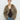 Luxury V-neck Natural Raccoon Dog Fur Winter Coat for Women