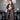 Sheepskin Lapel Single Breasted Loose Long Trench Coat for Plus Size Women