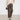 Women's High Waist Slim French Casual Straight Cropped Sheepskin Leather Pants