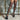 Women's Round Open Toe Platform High Heels Buckle Straps Knee-high Sandals