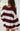 Women's Fall Winter Round Neck Long Sleeved Striped Loose Knitted Sweater