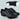 Black 2 Point Soft Leather Sole Professional Tap Dance Shoes for Men Women and Kids
