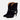 Women's Suede Round Toe Slip-On Ankle Strap Metal Decor Chunky Heels Boots